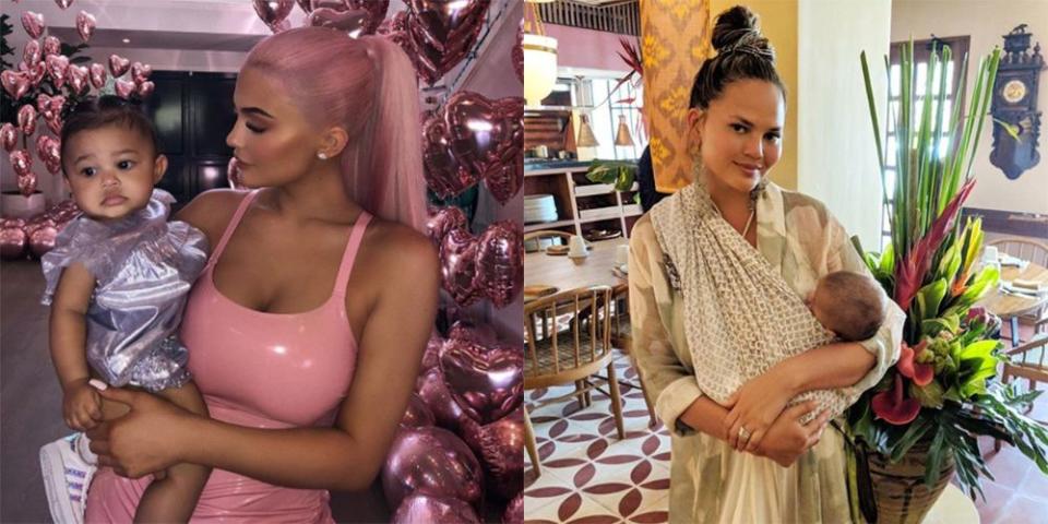 <p>The year was jam-packed with endless incredible celebrity moments, but none sweeter than the newest additions to Hollywood's favorite families. Stars had plenty to celebrate in 2018 as they welcomed their new bundles of joy. From <em>three</em> new <a rel="nofollow noopener" href="https://www.harpersbazaar.com/celebrity/latest/a23239872/chicago-west-stormi-webster-true-thompson-kardashian-jenner-instagram-photos-triplets/" target="_blank" data-ylk="slk:Kardashian-Jenner family members;elm:context_link;itc:0;sec:content-canvas" class="link ">Kardashian-Jenner family members</a>, a few secret pregnancies, and the cutest famous tots becoming older siblings, we saw it all this year. Click through for a look back at 27 babies that were born in 2018. </p>