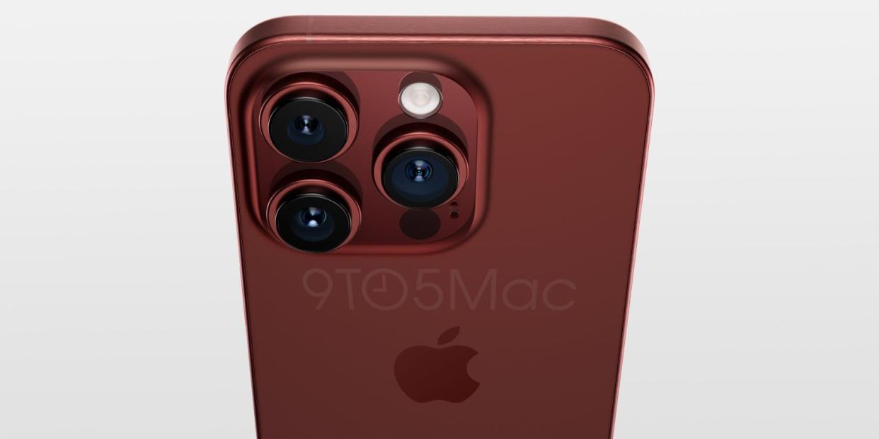  Deep red for iPhone 15 Pro 