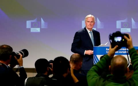 Michel Barnier - Credit: &nbsp;Frank Augstein/&nbsp;AP