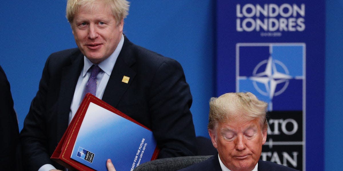 Boris Johnson Donald Trump