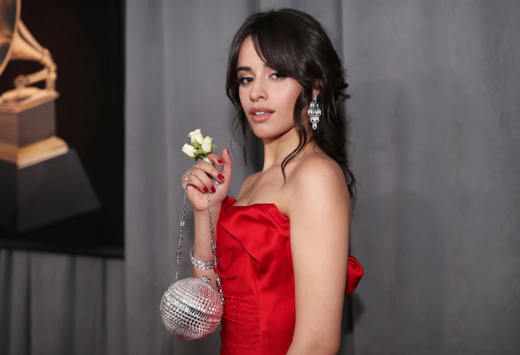 Camila Cabello Wardrobe Malfunction at the 2018 Grammys