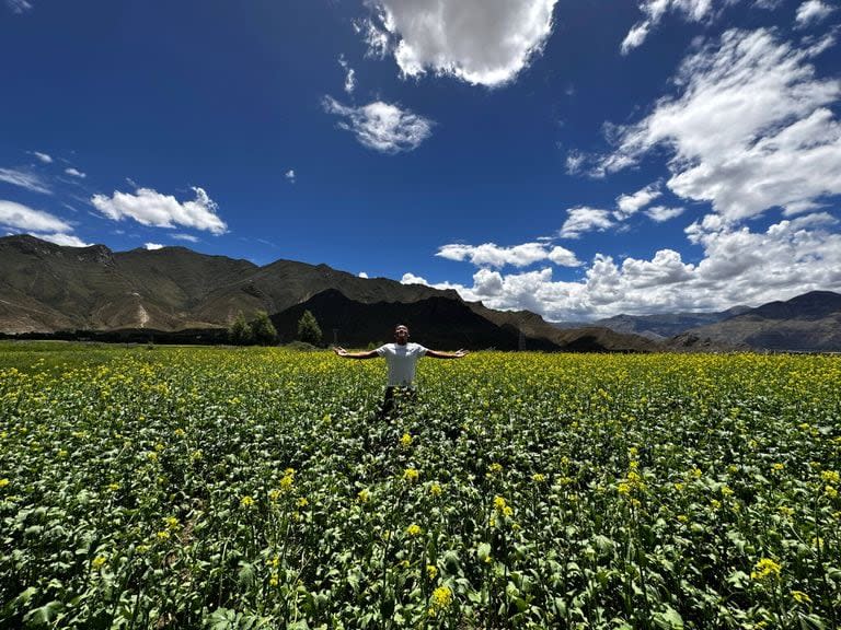 Fnu Nidunjianzan y la naturaleza: un paisaje que lo acompaña desde chico