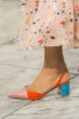 <p><i>Color-block heels from the SS18 Carolina Herrera collection. (Photo: ImaxTree) </i></p>