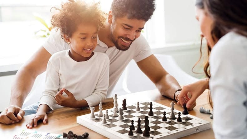 This beginner chess set is perfect for the whole family.