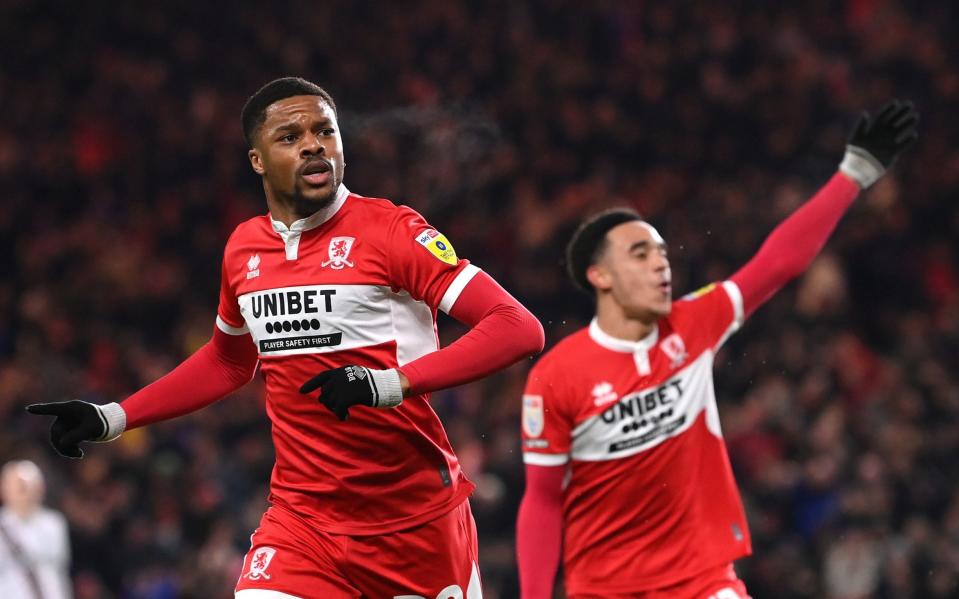 Chuba Akpom (R) - What an England team would look like filled with current Championship players - Getty Images/Stu Forster