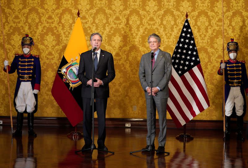 U.S. Secretary of State Blinken visits Ecuador