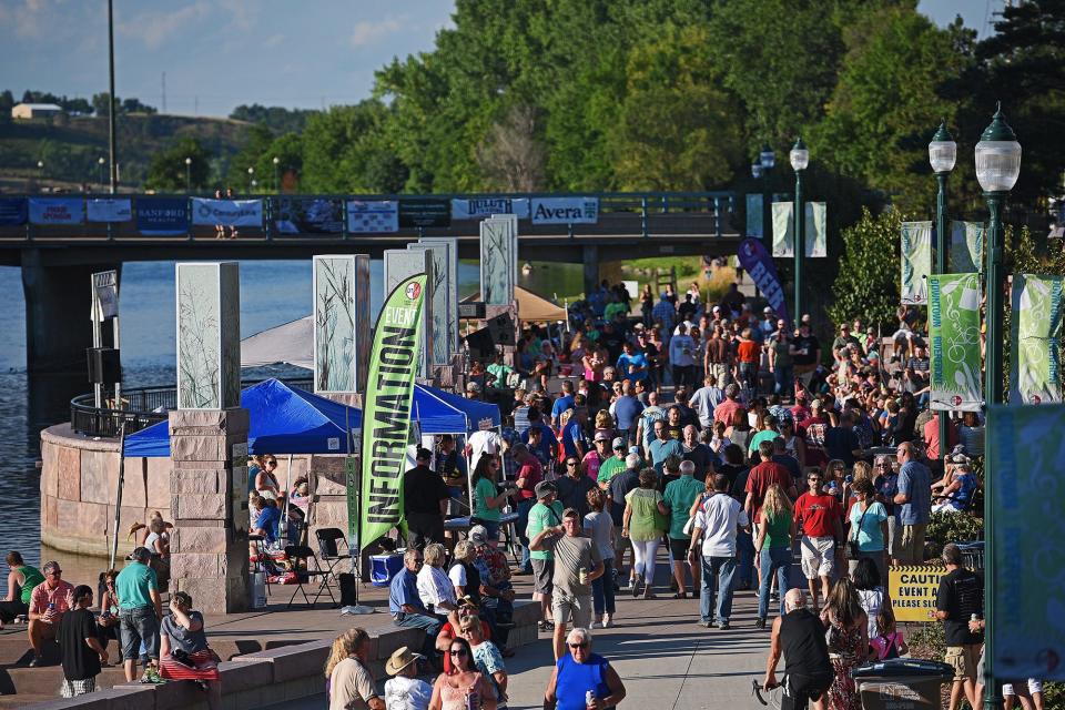 Downtown Riverfest Saturday, Aug. 13, 2016, along the Downtown River Greenway in Sioux Falls.