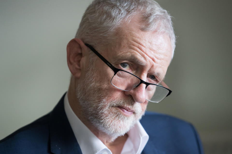 File photo dated 7/2/2019 of Jeremy Corbyn who is facing sharp criticism from his own MPs over the disastrous election defeat as former leader Tony Blair warned Labour faces an existential crisis.