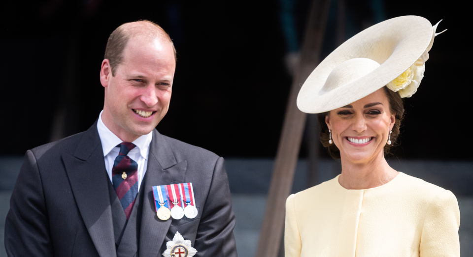 The Duke and Duchess of Cambridge have opted for a colourful interior design for their Kensington Palace living room. (Getty Images)