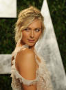 WEST HOLLYWOOD, CA - FEBRUARY 26: Professional Tennis player Maria Sharapova arrives at the 2012 Vanity Fair Oscar Party hosted by Graydon Carter at Sunset Tower on February 26, 2012 in West Hollywood, California. (Photo by Mark Sullivan/WireImage)