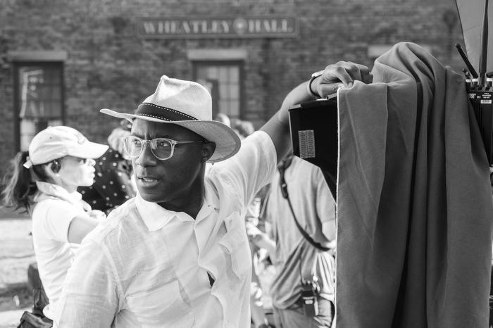 Barry Jenkins on the set of "The Underground Railroad." (Photo: Kyle Kaplan via Kyle Kaplan/Amazon Studios)