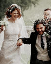 <p>C’est sur le tournage de la série “Game of Thrones”, en 2012, que Kit Harington et Rose Leslie se rencontrent pour la première fois. Séparés courant 2013, ils se remettent ensemble l’année suivante. Fiancés en septembre 2017, ils se sont mariés en juin 2018. Crédit photo : Instagram roseleslie_got </p>