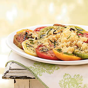 Heirloom Tomato Salad with Tomato Granita