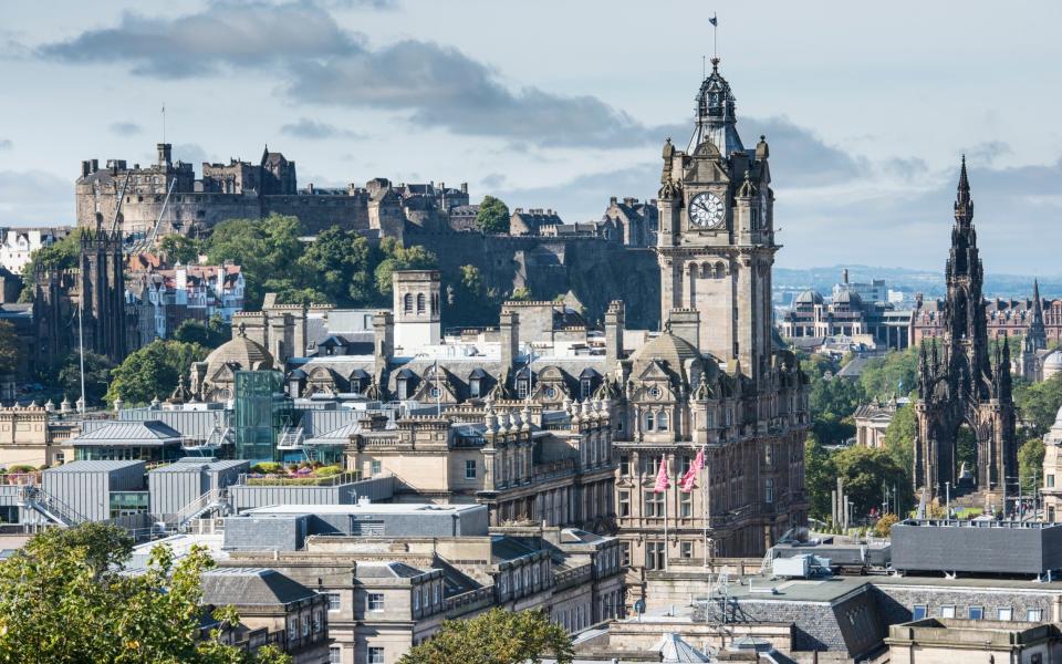 The Rocco Forte Hotels, including the Balmoral Hotel in Edinburgh (pictured), are eyeing expansion in the Middle East