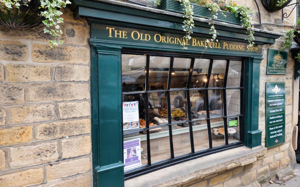 A slice of the famous pudding is a must for visitors to Bakewell