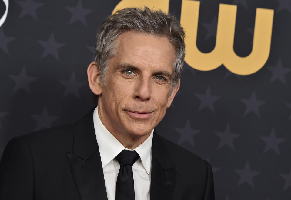 Ben Stiller arrives at the 28th annual Critics Choice Awards at The Fairmont Century Plaza Hotel on Sunday, Jan. 15, 2023, in Los Angeles. (Photo by Jordan Strauss/Invision/AP)