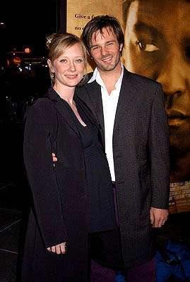 Anne Heche with Coley at the LA premiere for New Line's John Q