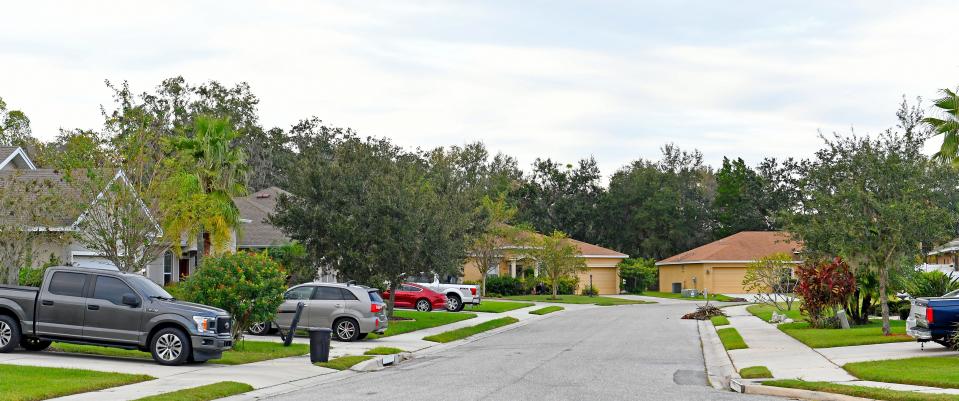 There are 45 homes in the South Oak neighborhood.