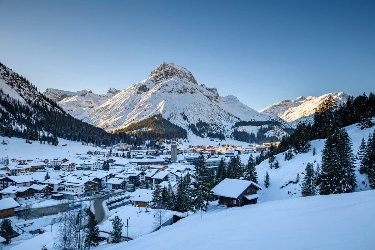 High-end hotels in Alpine Austria’s Lech see shedloads of snow (and famous faces) (Getty Images)