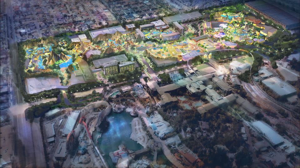 Rezoning means more room for themed lands and attractions. - Courtesy Disney