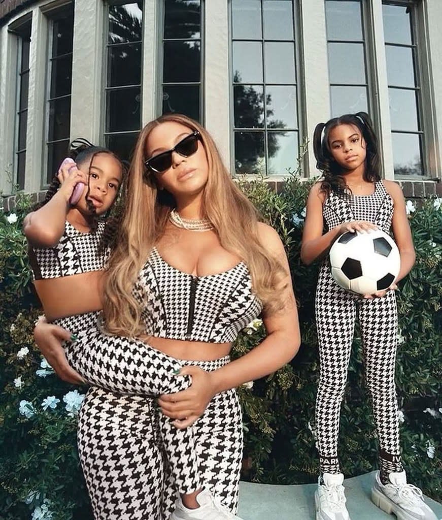 Rumi — who is the twin sister of brother Sir Carter — is not the only singer in the fam. beyonce/Instagram