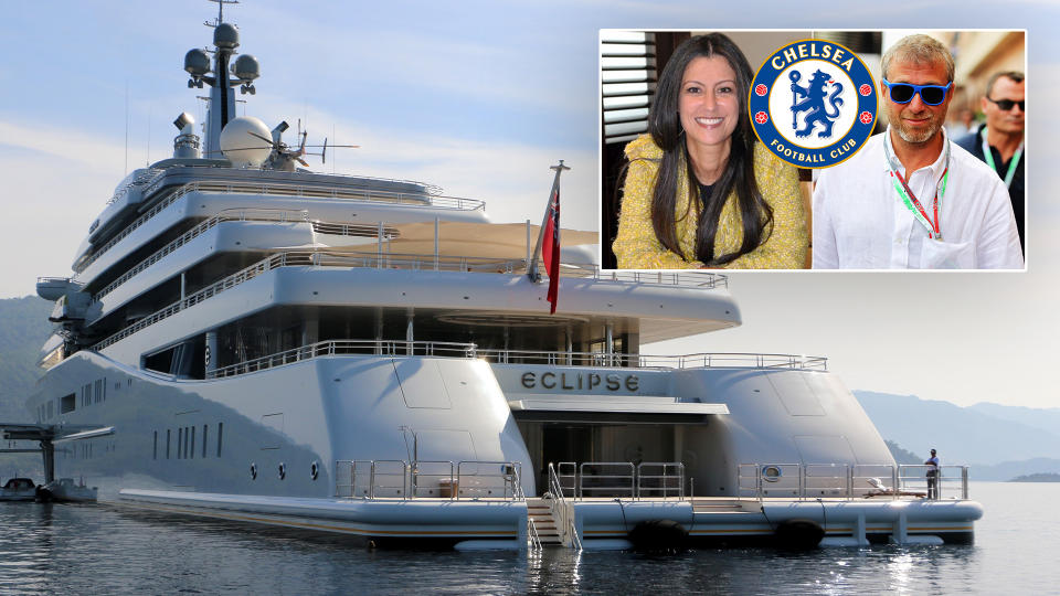Chelsea’s top brass held a secret meeting after Roman Abramovich sailed into the south of France