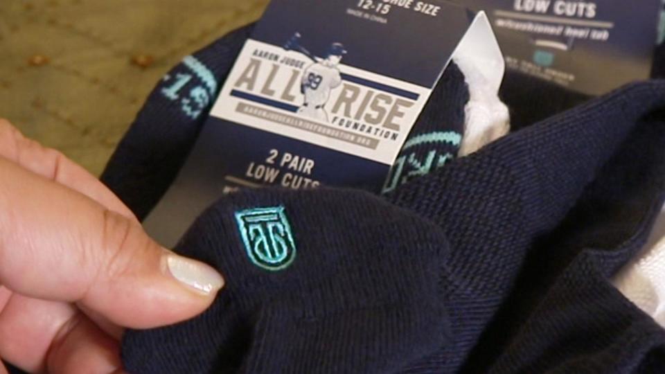 PHOTO: Tall Order socks was created by a family who lost their father in the 9-11 attacks. (ABC News)