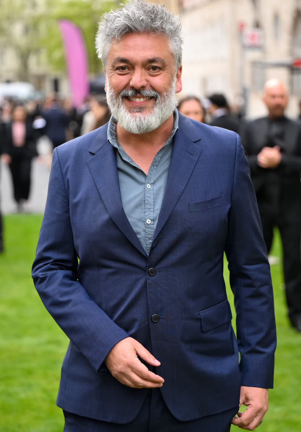 Jez Butterworth attends The Olivier Awards 2024 at The Royal Albert Hall on April 14, 2024 in London, England