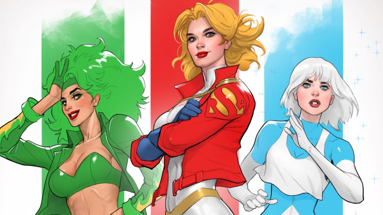  Power Girl Special #1 variant cover art by David Nakayama 