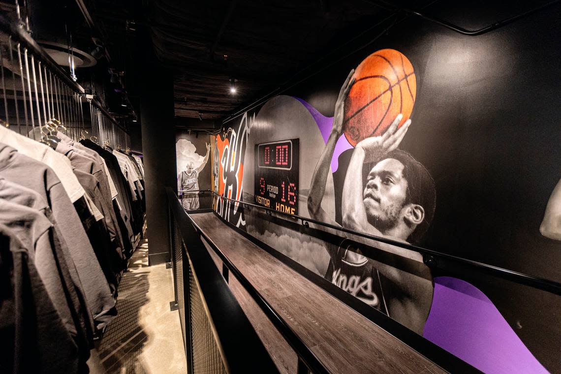 The Sacramento Kings store reopened on Tuesday, Nov. 28, 2023 at 500 David J Stern Walk, Sacramento, with curated fashion apparel and accessories.