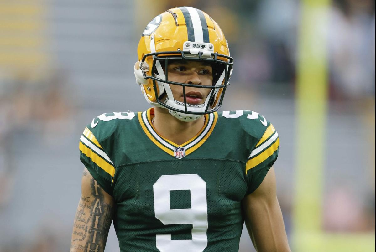 Packers rookie Christian Watson scores first NFL touchdown on 15