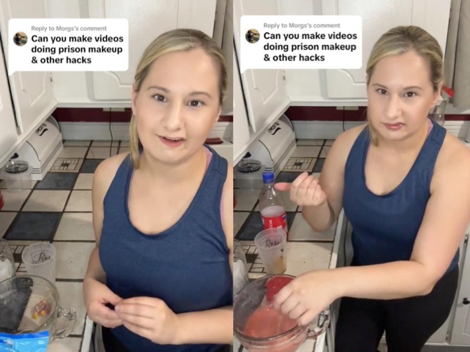 Gypsy Rose Blanchard shares prison recipe (TikTok / @gypsyblanchard.tiktok)