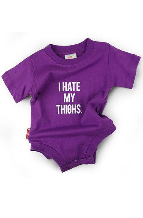 "I Hate My Thighs" Onesie