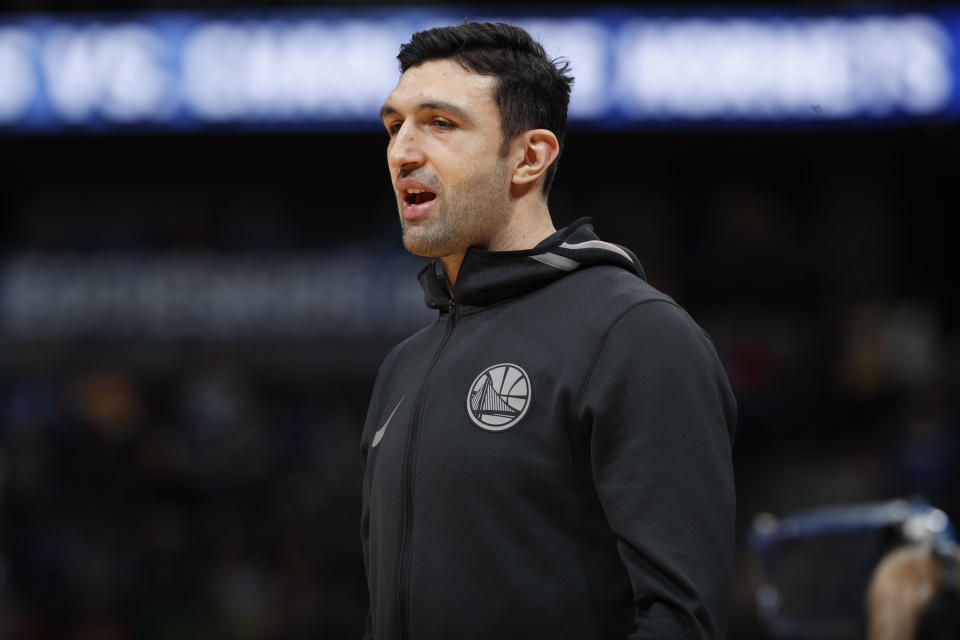 Zaza Pachulia won two NBA titles with the Warriors. (AP)