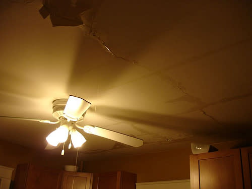 Leak in the ceiling