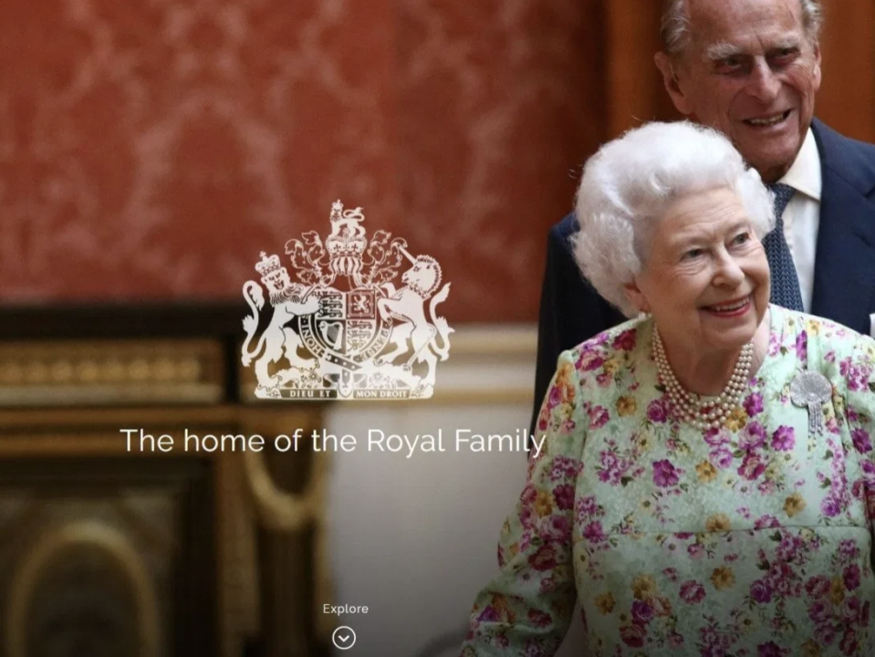 Die offizielle Webseite der königlichen Familie. (Bild: royal.uk)