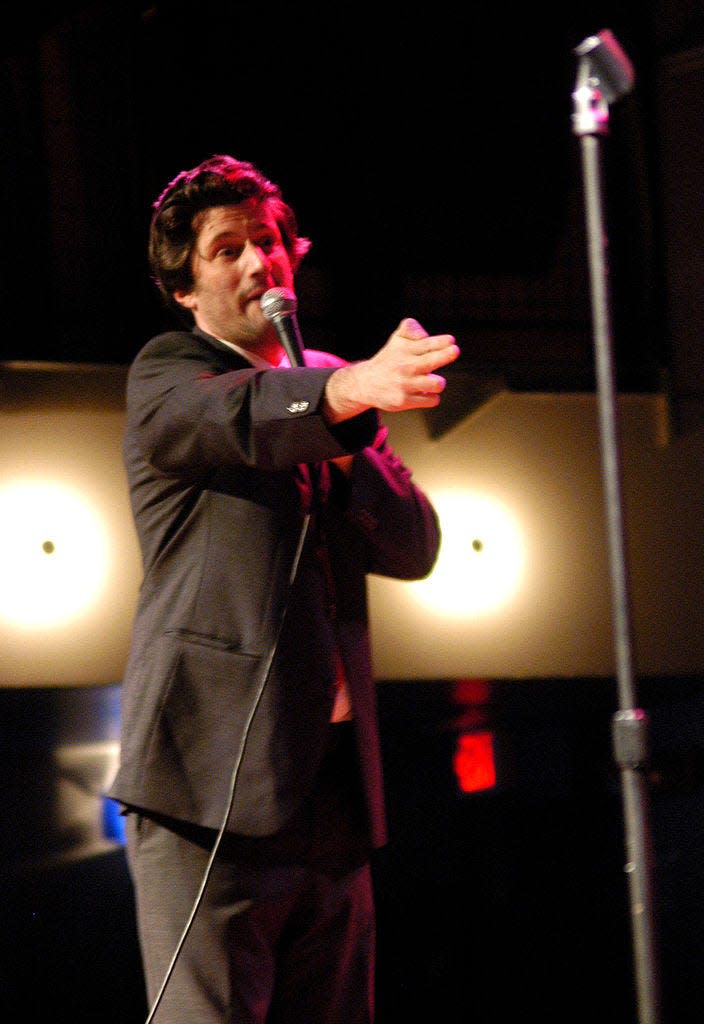 Michael Showalter at the Knitting Factory in Hollywood, California in 2004.