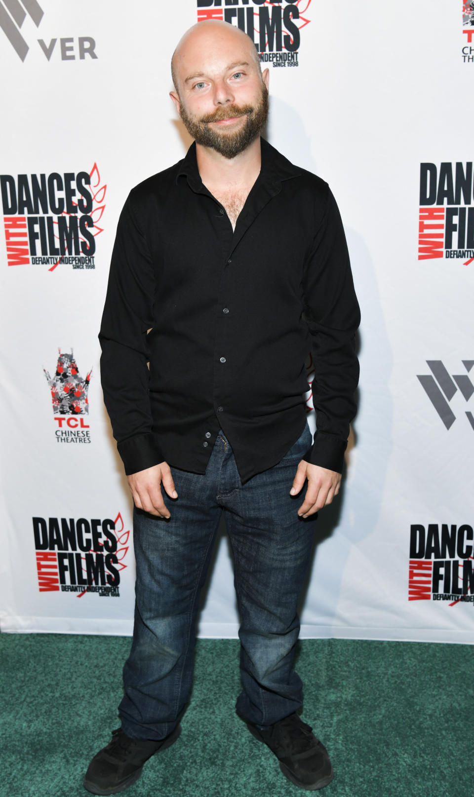 Steven Anthony Lawrence attends the premiere of Porter Pictures' "I Wrote This For You" in 2019