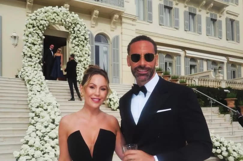 Rio and Kate Ferdinand at the Kamani wedding -Credit:Instagram/@RioFerdy5