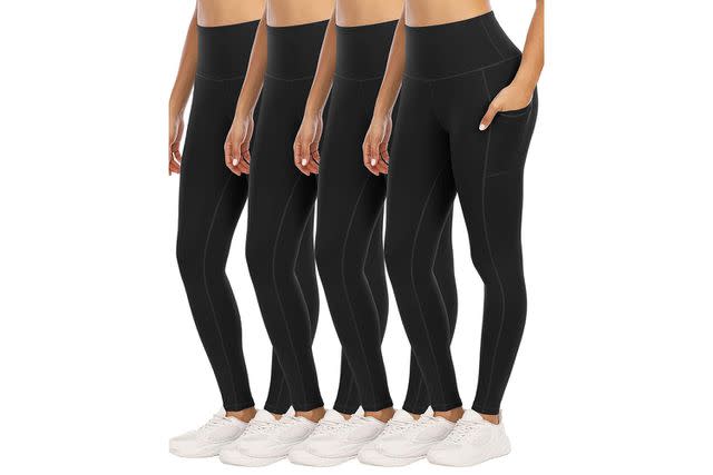  GAYHAY 3 Pack Leggings with Pockets for Women - High