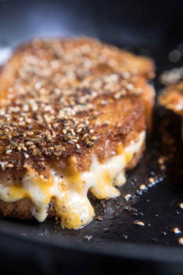 <strong>Get the <a href="https://www.halfbakedharvest.com/3-cheese-everything-spice-grilled-cheese/" target="_blank">3-Cheese Everything Spice Grilled Cheese recipe</a>&nbsp;from&nbsp;Half Baked Harvest</strong>