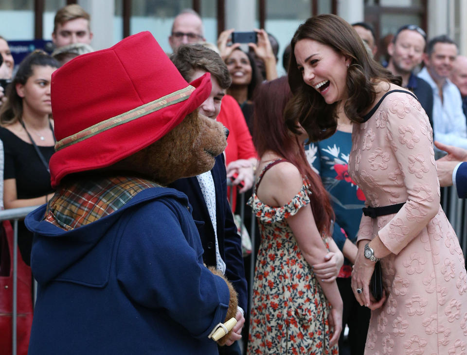 The Duchess of Cambridge made an unexpected visit to Paddington Station on Monday morning. (Photo: PA)