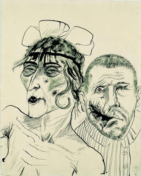 Prostitute and Disabled War Veteran. Two Victims of Capitalism (1923) by Otto Dix - Credit: © Estate of Otto Dix