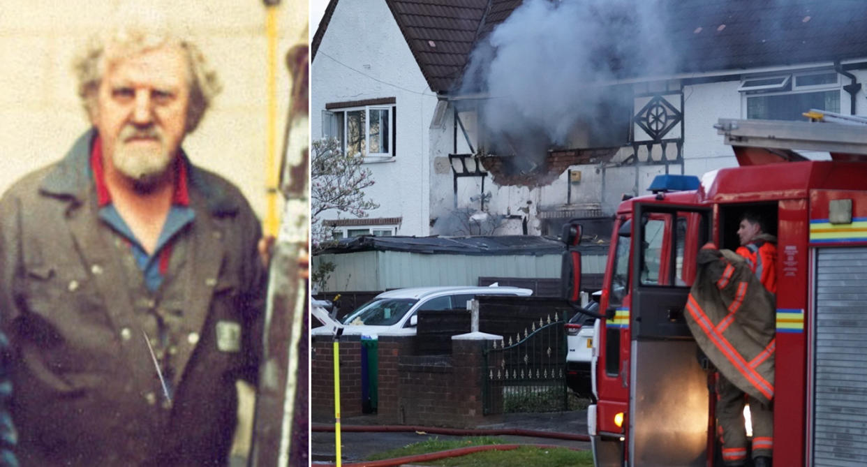 Frank Burton's family has paid tribute after he was found dead following the blast. (Reach)