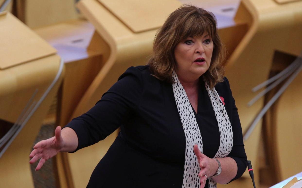 Fiona Hyslop, the SNP economy secretary, has faced criticism for failing to do enough to save the yards - Fraser Bremner/PA
