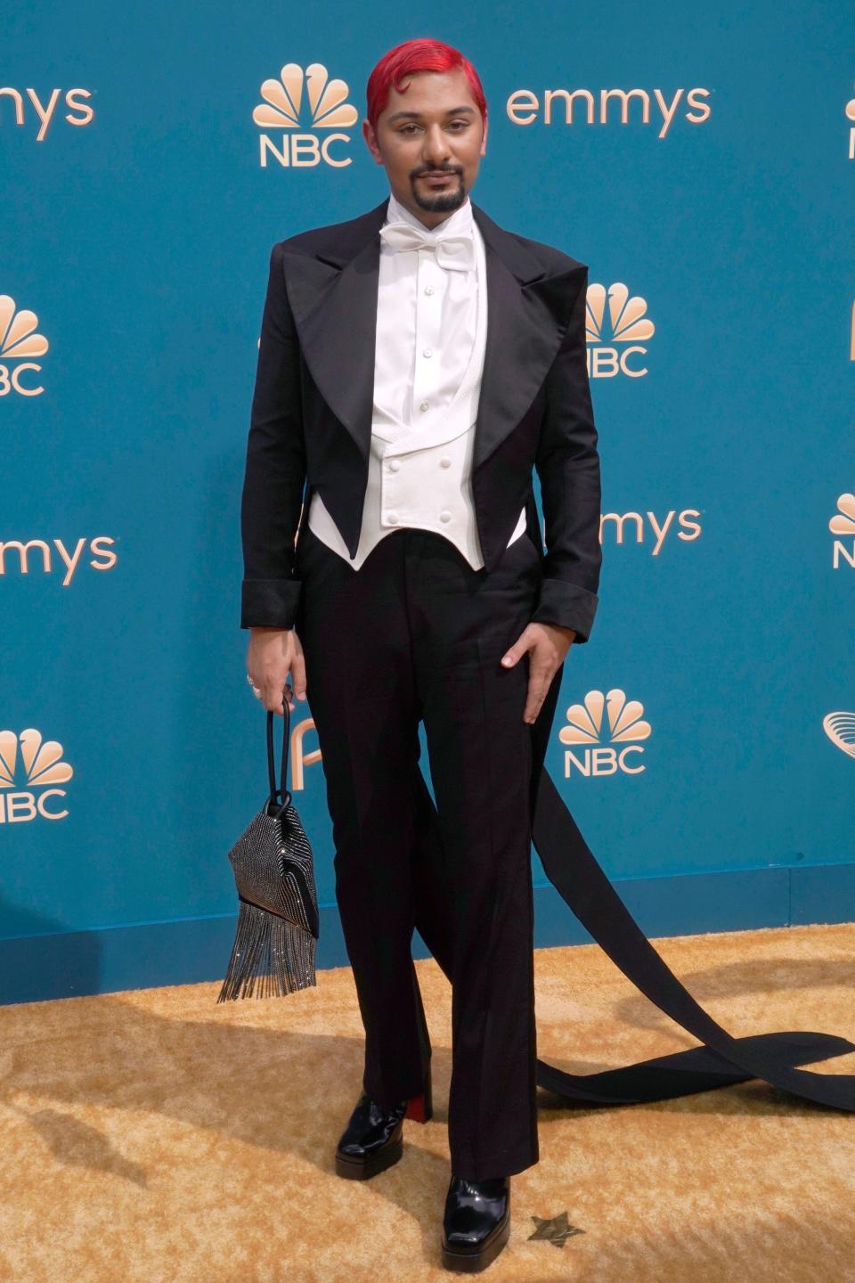 Mark Indelicato attends the 2022 Emmy Awards.
