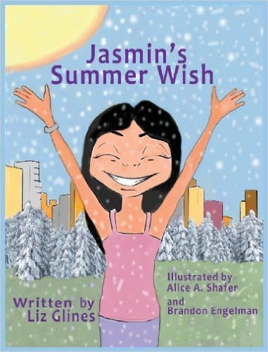 <i><a href="http://www.amazon.com/Jasmins-Summer-Wish-Elizabeth-Glines/dp/0982711581/ref=sr_1_1?s=books&amp;ie=UTF8&amp;qid=1443554614&amp;sr=1-1&amp;keywords=jasmin%27s+summer+wish">Jasmin's Summer Wish</a></i>&nbsp;is a picture book by Liz Glines that tells the story of a group of children living in New York City and grappling with the realities of climate change. It is one of the first children's books to feature Sikh characters in an urban setting, <a href="http://www.amazon.com/Jasmins-Summer-Wish-Elizabeth-Glines/dp/0982711581/ref=sr_1_1?s=books&amp;ie=UTF8&amp;qid=1443554614&amp;sr=1-1&amp;keywords=jasmin%27s+summer+wish">according to Amazon</a>.