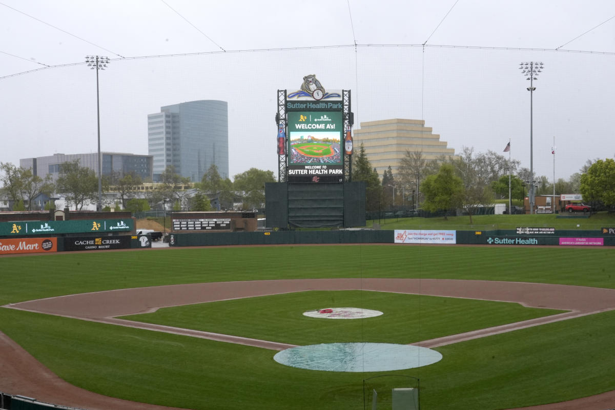 Athletics announce plans to play the next 3 seasons in minor league park near Sacramento