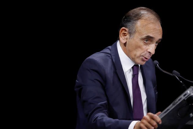 Eric Zemmour devant la Convention de la Droite à Paris, le 28 septembre 2019. (Photo: Benoit Tessier via REUTERS)