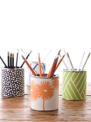 Flower Power Pencil Cups